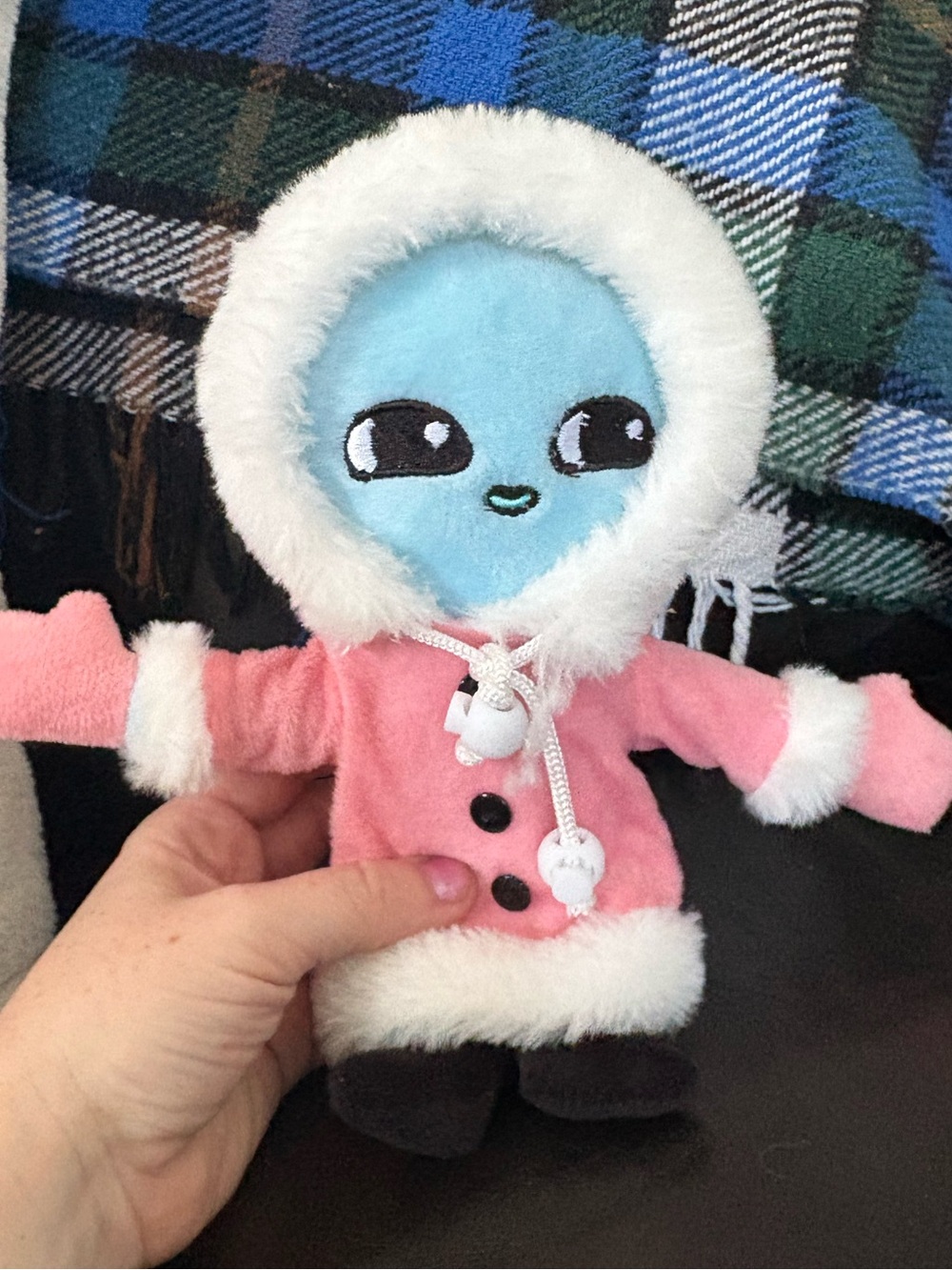 Nathan W. Pyle Strange Planet Plush in Pink Winter Parka | CultureFly